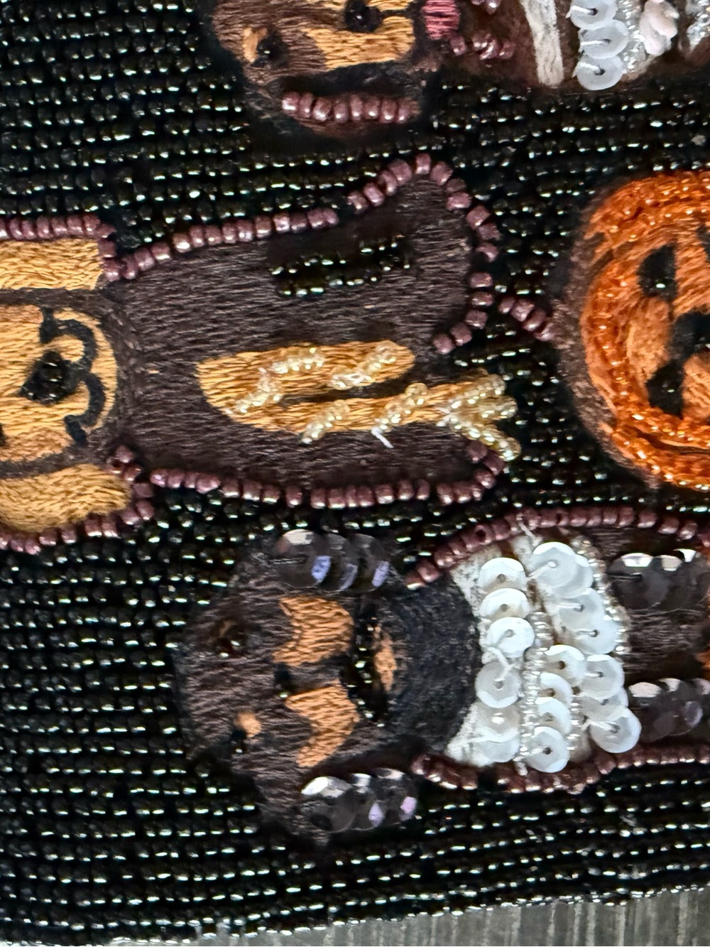 NWT Halloween Beaded Dog Purse - Picture 7 of 8